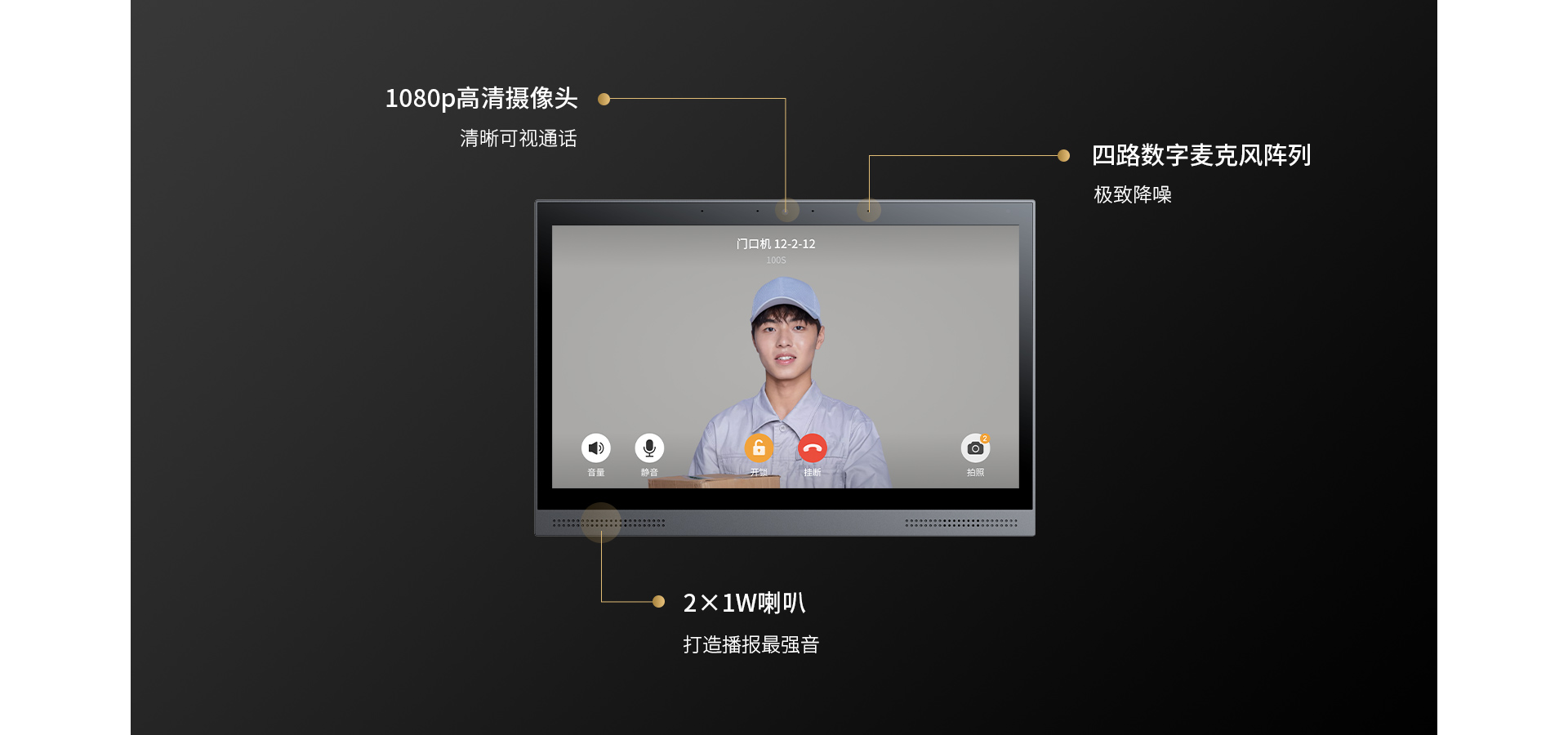 SIP全高清可視對(duì)講，標(biāo)準(zhǔn)互通